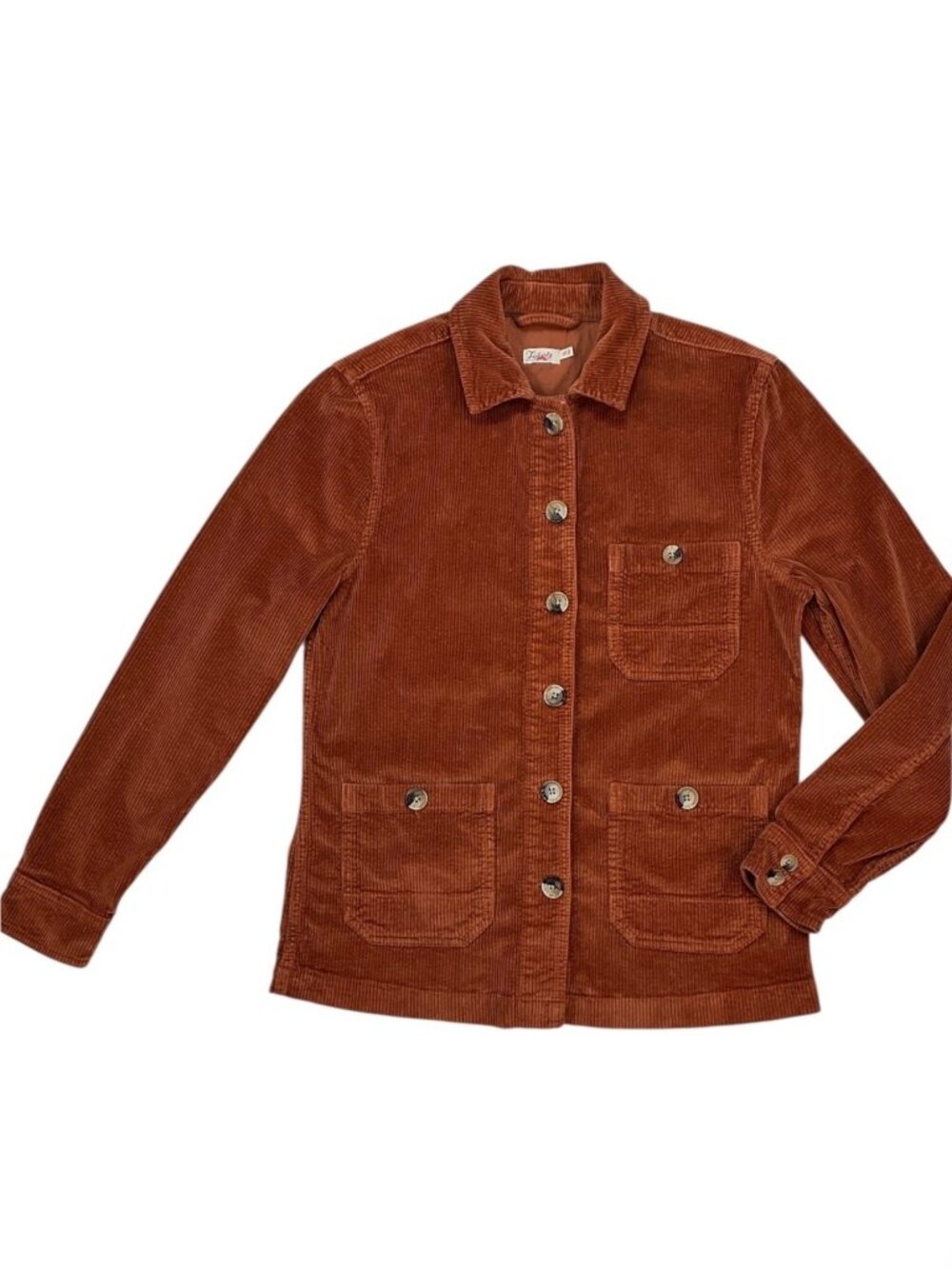 Faherty Studio Corduroy Chore Jacket XS Gingerbread - Picture 16 of 16